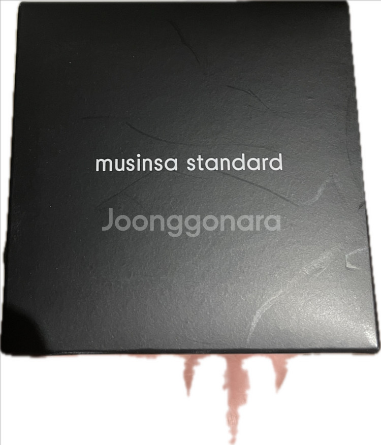 무신사 스탠다드 오토매틱 실크 솔리드 넥타이 블랙 새상품--4