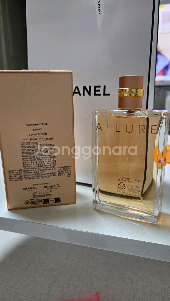 샤넬 알뤼르 오드 빠르펭 100ml 팝니다--0
