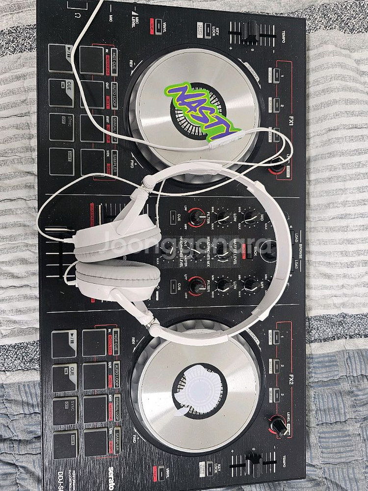 DJ 컨트롤러 + 헤드폰 세트--0