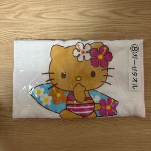 [미개봉] 태닝키티 쿠지 8등상 비치 타올