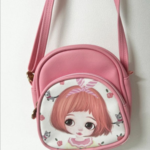 캐릭터 핑크 크로스백 예쁜 여아 가방