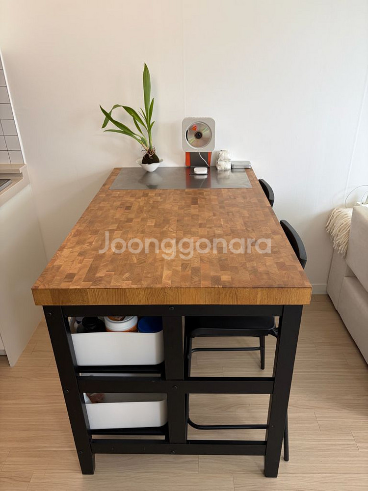 이케아 VADHOLMA 바드홀마 키친 아일랜드 테이블--0