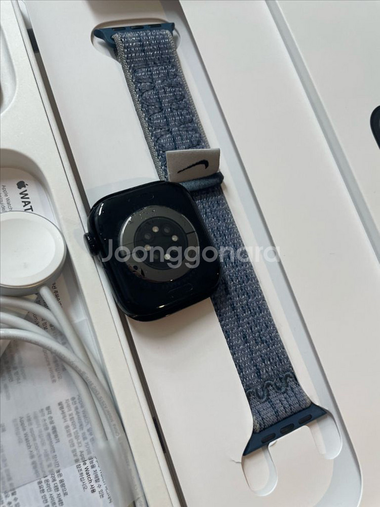 애플워치10 42mm 블랙 풀박스 SS급--2