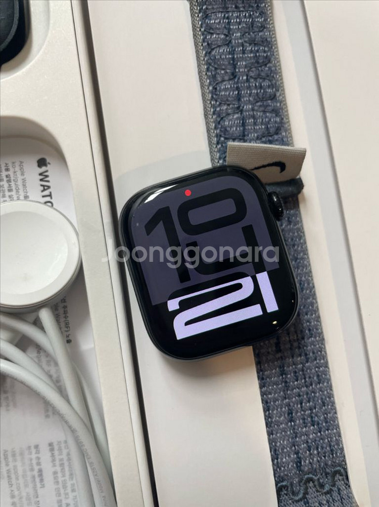 애플워치10 42mm 블랙 풀박스 SS급--1