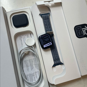 애플워치10 42mm 블랙 풀박스 SS급