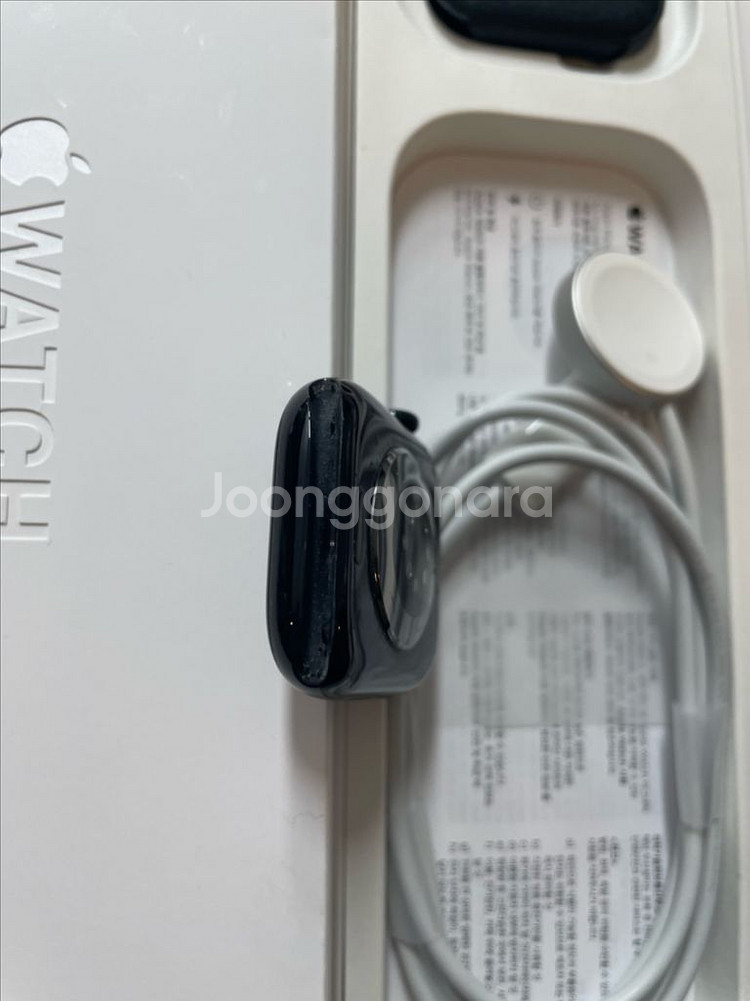 애플워치10 42mm 블랙 풀박스 SS급--4