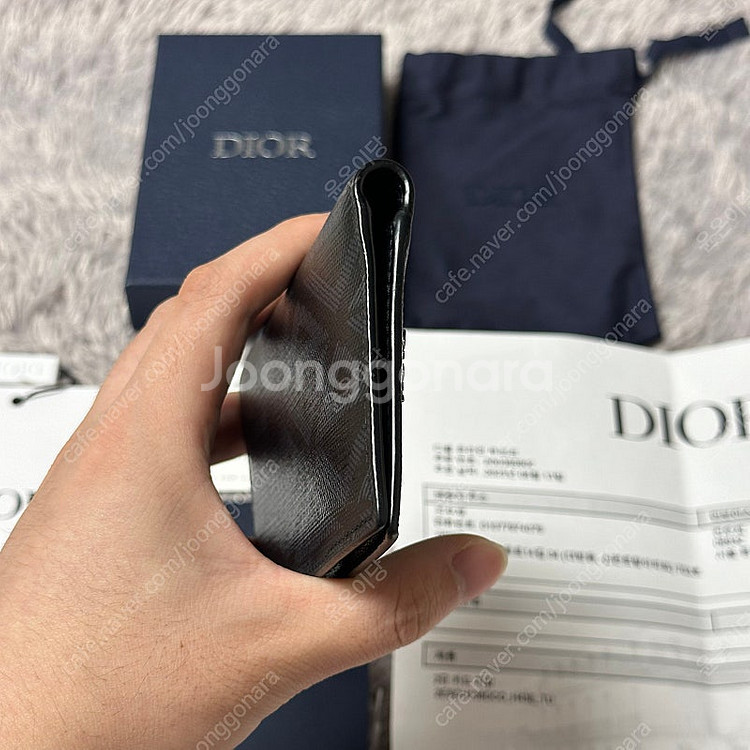 [풀구성] 디올 오블리크 다이아몬드 오거나이저 카드지갑--4