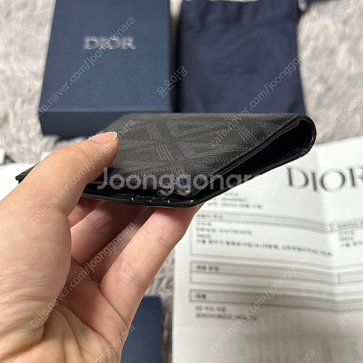 [풀구성] 디올 오블리크 다이아몬드 오거나이저 카드지갑--5