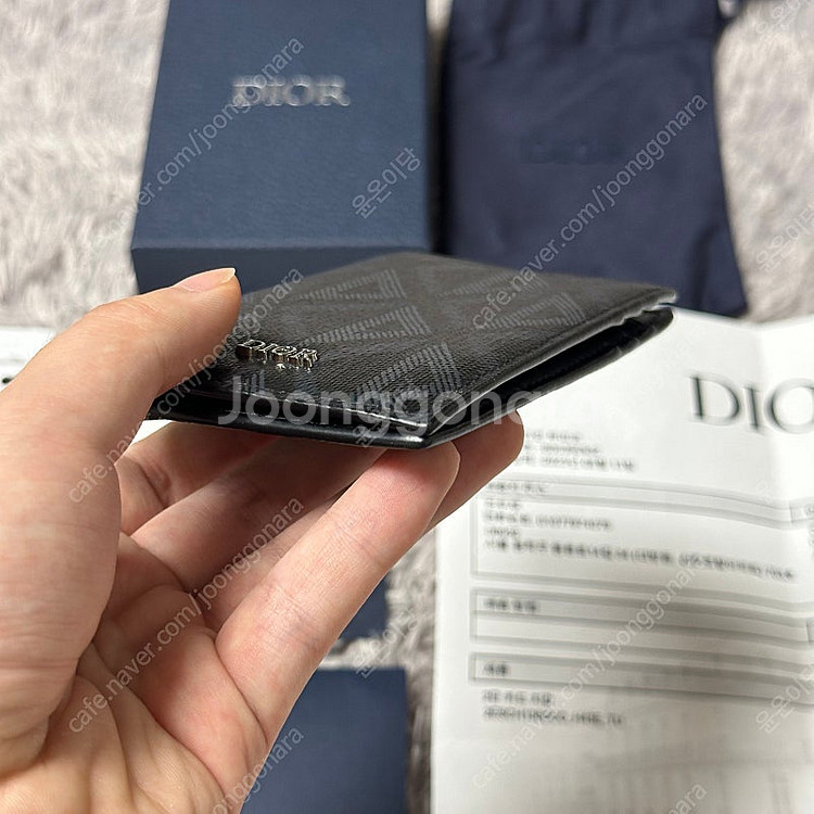 [풀구성] 디올 오블리크 다이아몬드 오거나이저 카드지갑--6