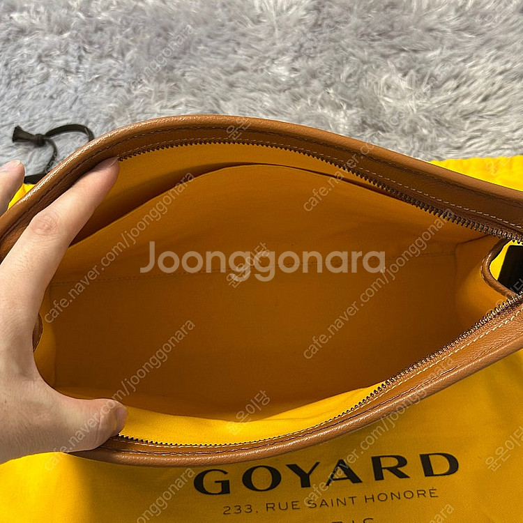 [GM] 고야드 마카쥬 쥬방스 클러치 블랙탄--3