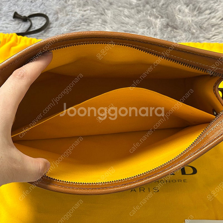 [GM] 고야드 마카쥬 쥬방스 클러치 블랙탄--4