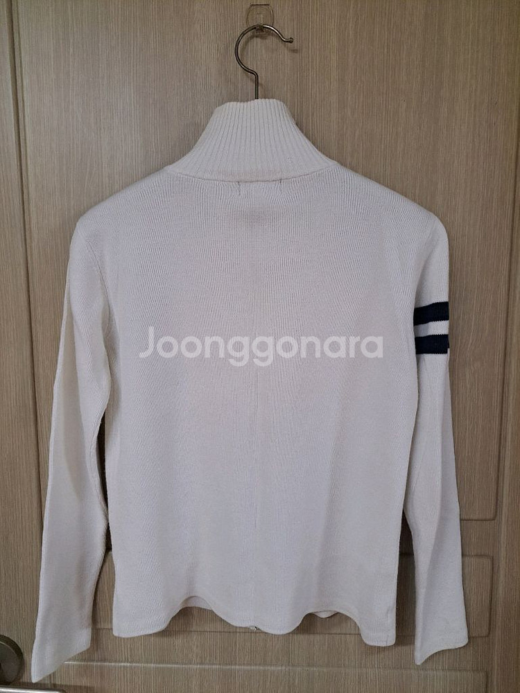 폴로 랄프로렌 화이트 니트 집업 가디건--4