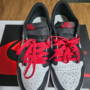 나이키 조던1 레트로 로우 OG 블랙토