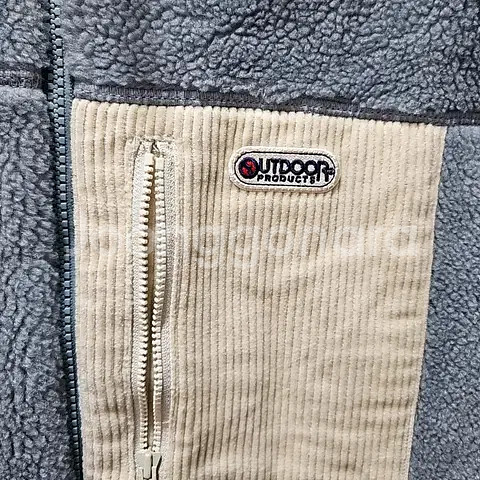 L) 아웃도어프로덕츠 마우나 쉐르파 집업점퍼 플리스 자켓 블루--4