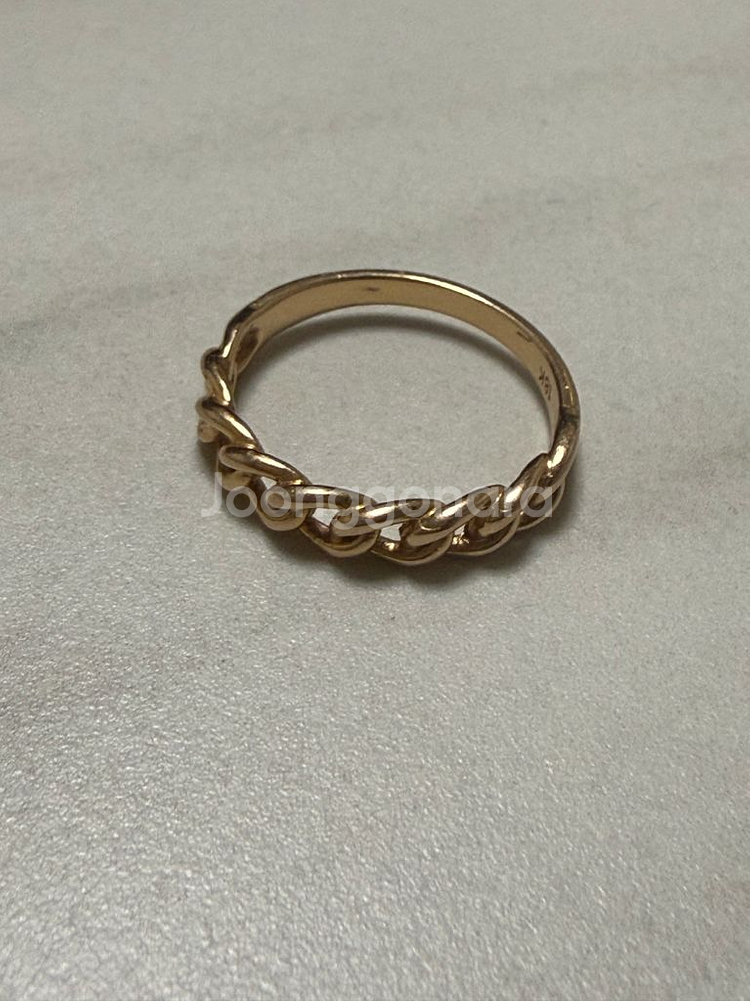 18k 체인 반지 12호--0