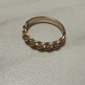 18k 체인 반지 12호