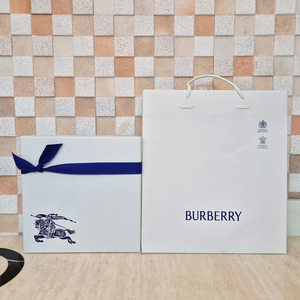 [정품]버버리 쇼핑백+박스+리본 set,버버리 박스