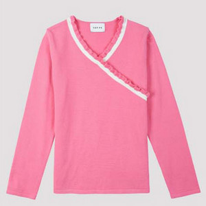 여자 셔링니트핑크 FREE