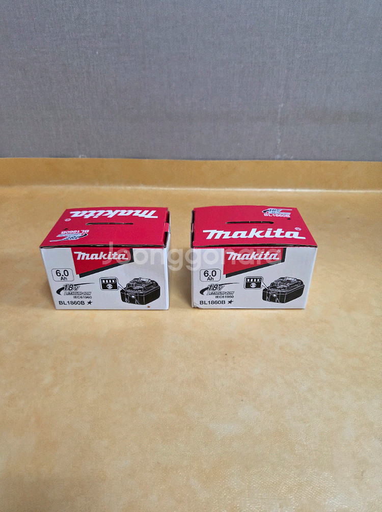 마끼다 호환 6.0Ah 배터리 2개 일괄 새제품.--0