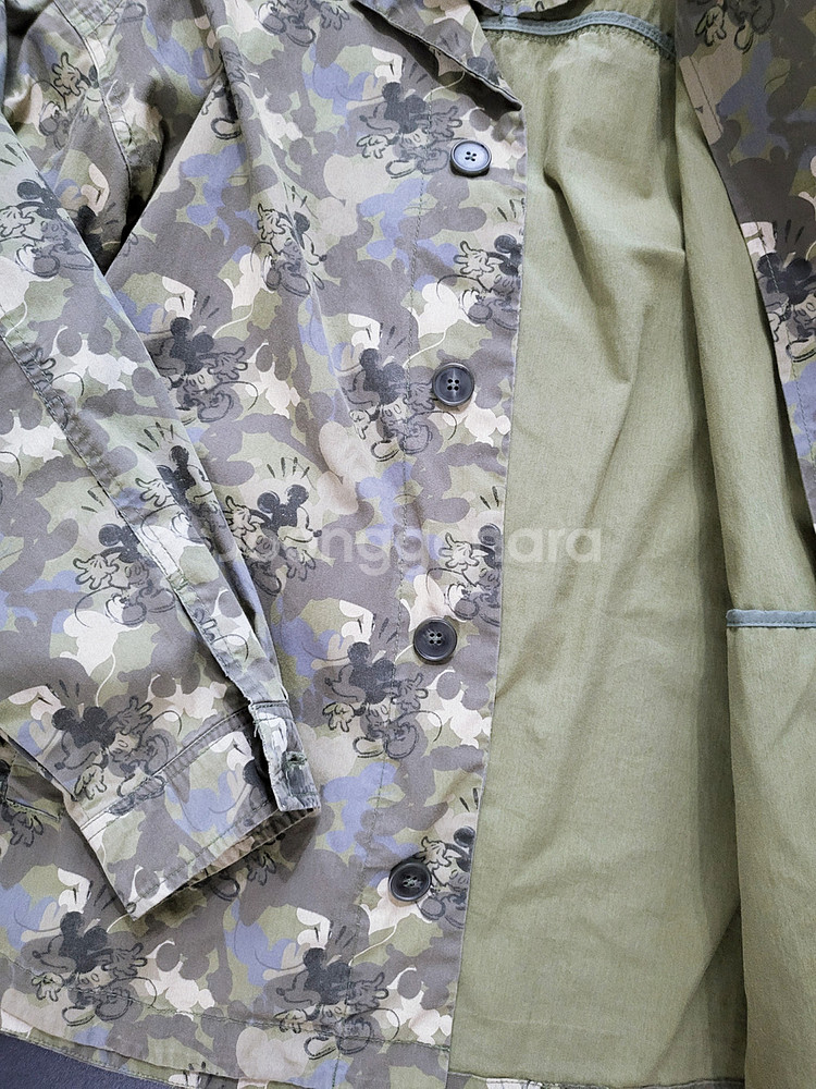 HOLL HAUS 디즈니 밀리터리 점퍼 자켓 잠바 S 90-95--2