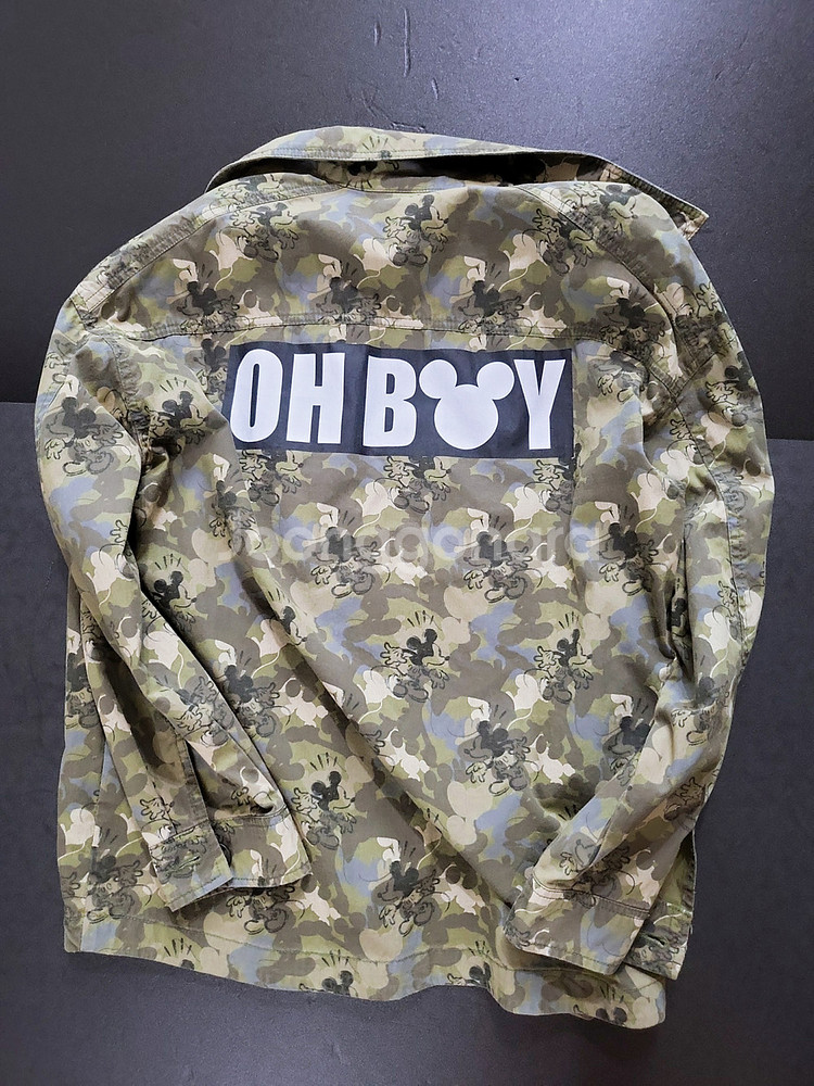 HOLL HAUS 디즈니 밀리터리 점퍼 자켓 잠바 S 90-95--3