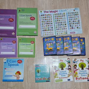 ort 연계 교재. 오디오북. 매직키 dvd. 딕셔너리. 아이캔스피크. 컨텍스카드3종세트