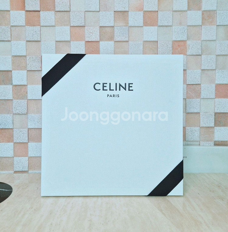 [정품]셀린느 쇼핑백+박스+리본+충전재 SET,셀린느--1