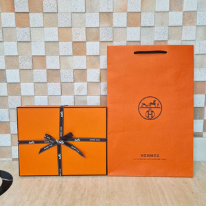 [정품]에르메스 쇼핑백+박스+리본 SET,에르메스 가방