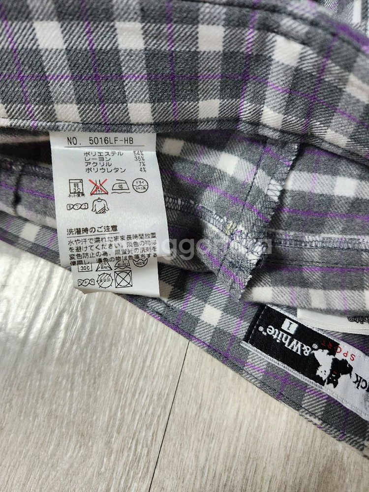 (새옷수준)블랙앤화이트 여성골프바지(67)27--3