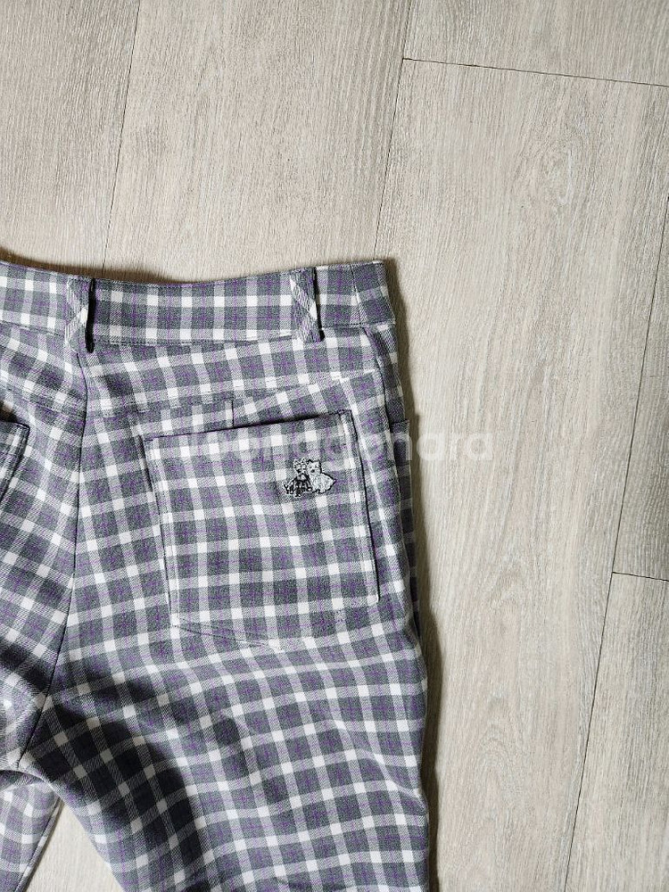 (새옷수준)블랙앤화이트 여성골프바지(67)27--2