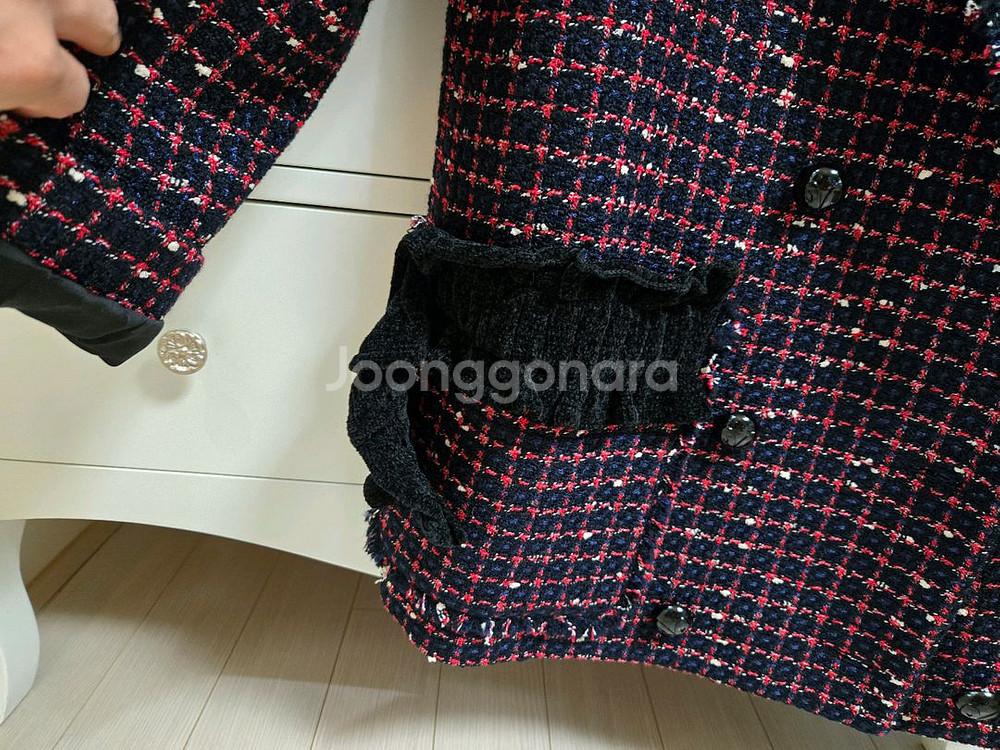 아뜰리에 럭키슈에뜨 트위드 자켓--3