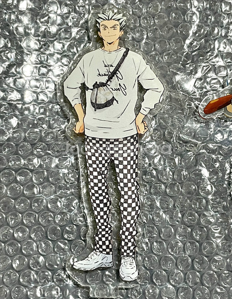 하이큐 보쿠토 아크릴 동물 메지루시 가챠 키링--3