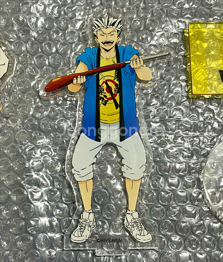 하이큐 보쿠토 아크릴 동물 메지루시 가챠 키링--2