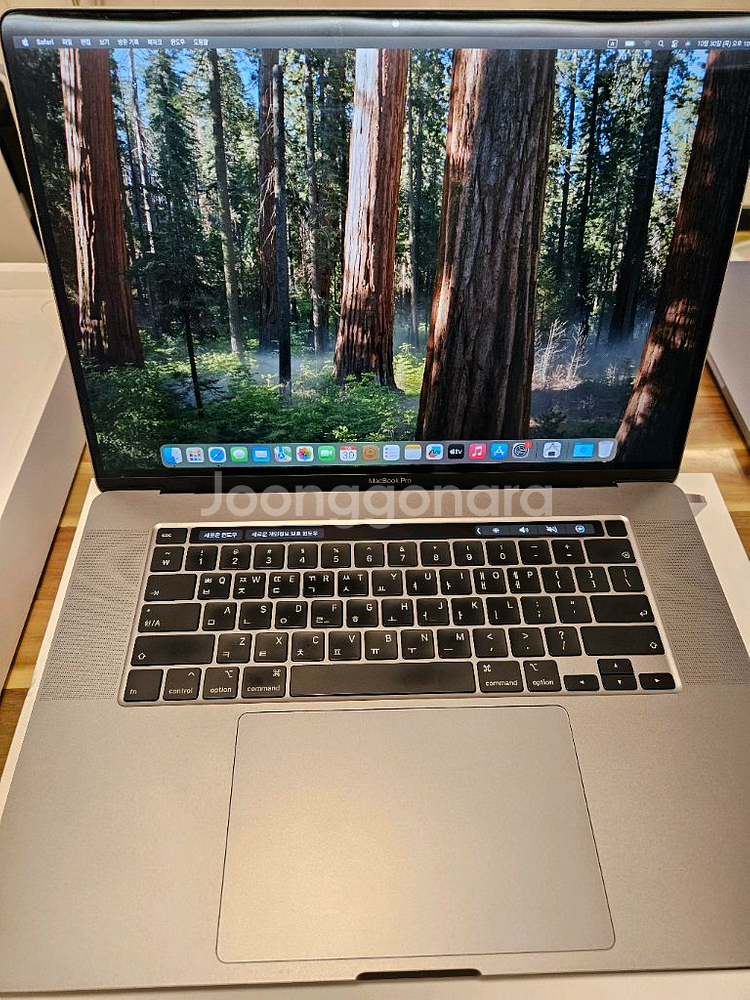 맥북 프로 16인치 풀박스 윈10설치 가능--7