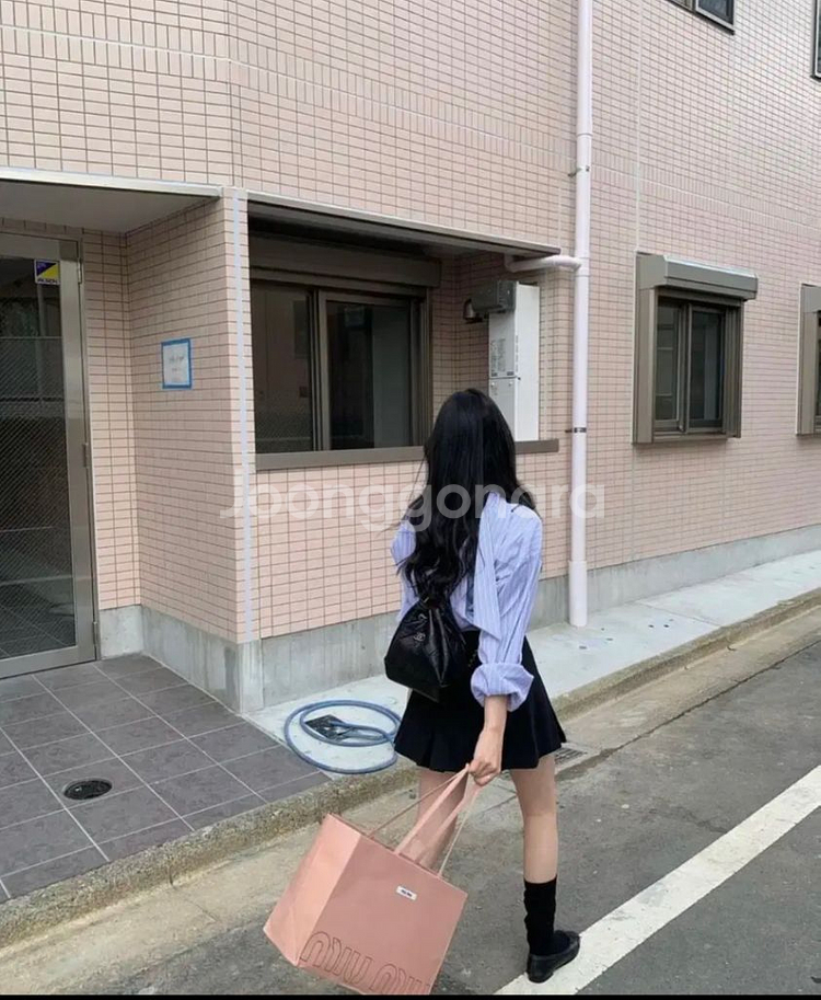 베르니마켓 베르니 울 플리츠 스커트 블랙 s--0