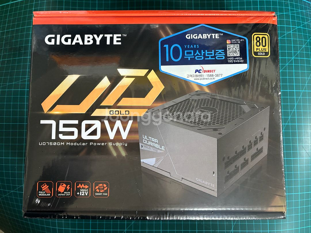 [미개봉]기가바이트 UD 750W 80플러스 골드 파워서플라이--0