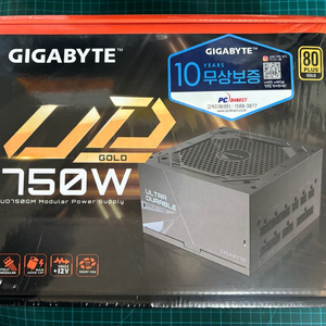 [미개봉]기가바이트 UD 750W 80플러스 골드 파워서플라이