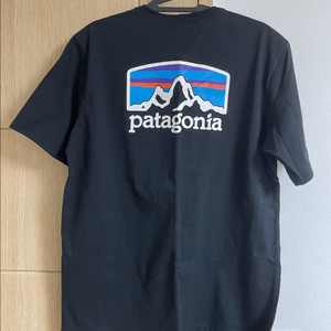 파타고니아 로고 반팔 티셔츠