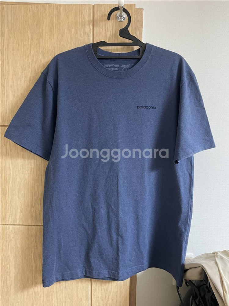 파타고니아 로고 반팔 티셔츠--3