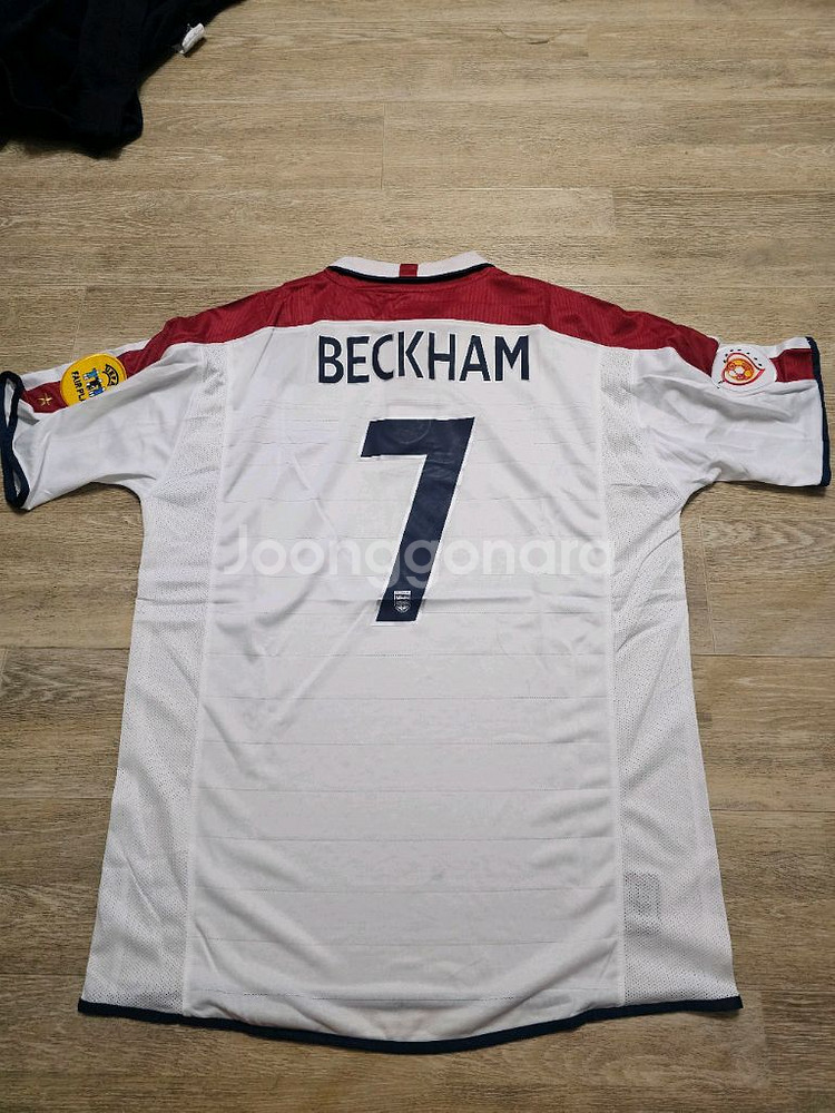 잉글랜드 국가대표 베컴 마킹 올드 유니폼 레트로 유니폼--4