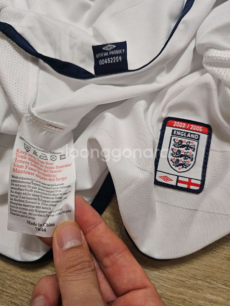 잉글랜드 국가대표 베컴 마킹 올드 유니폼 레트로 유니폼--6