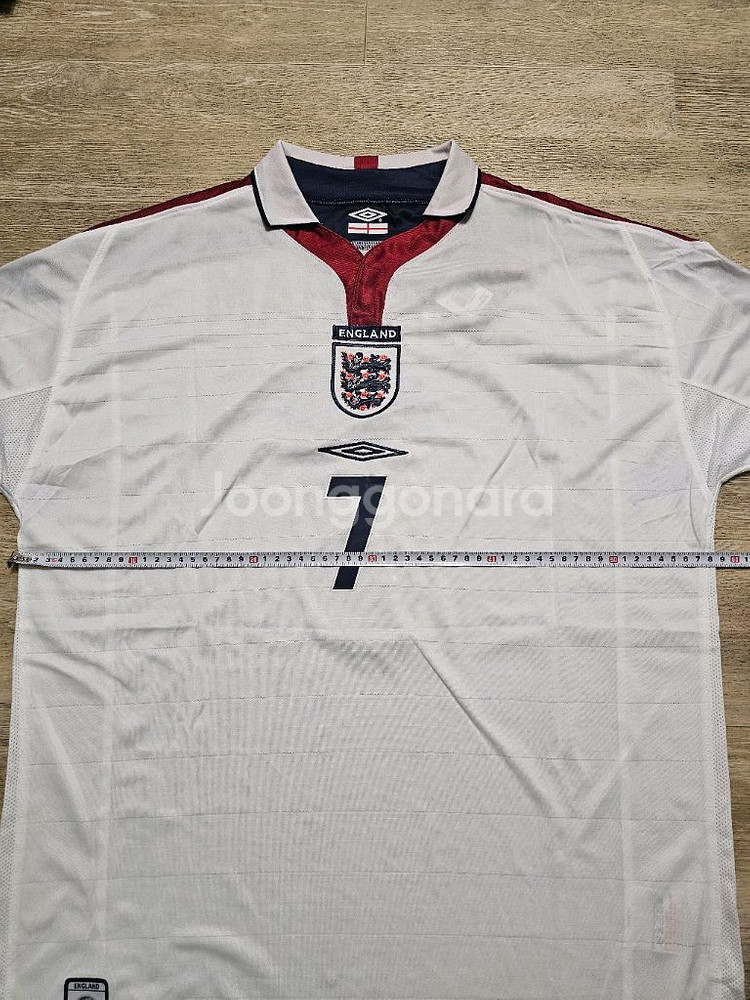 잉글랜드 국가대표 베컴 마킹 올드 유니폼 레트로 유니폼--8