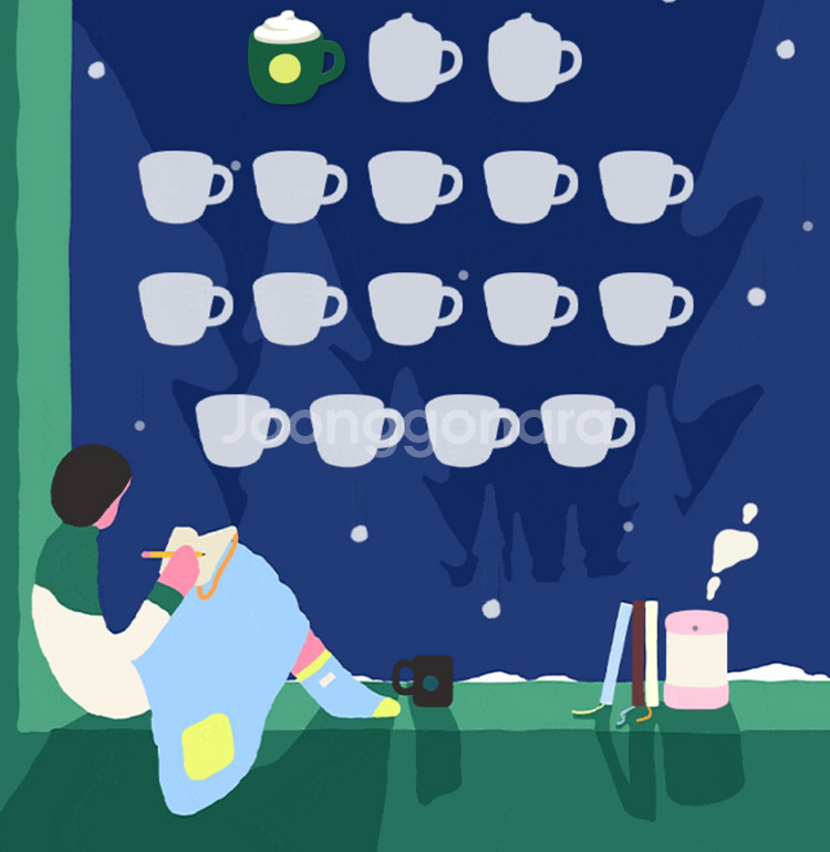 스타벅스 프리퀀시 미션스티커--0