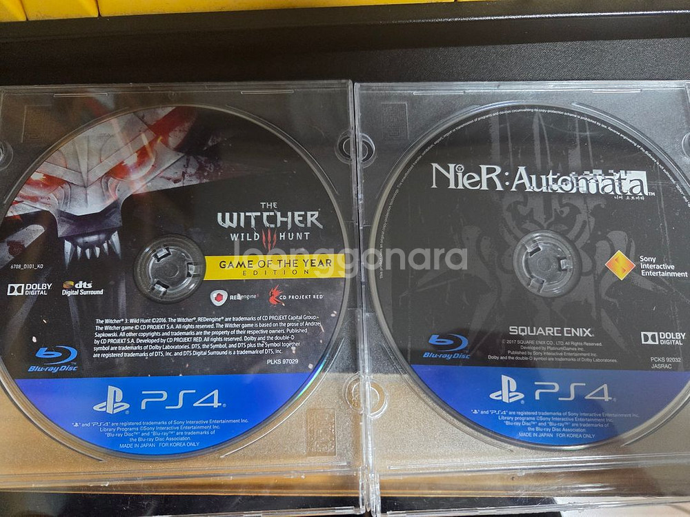 플스4, 플스5 니어오토마타 + 더위쳐 와일드헌트--0