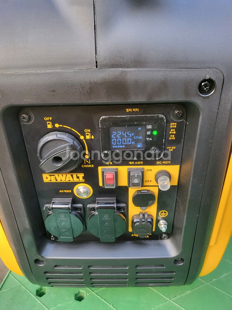 디월트 발전기 3.5키로 테스트만 0시간--2
