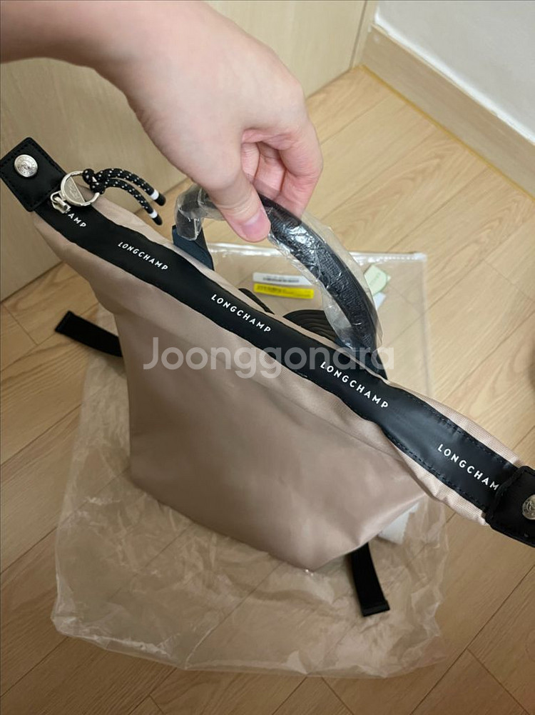 [새상품]롱샴 플리아쥬 에너지 백팩 베이지핑크--0