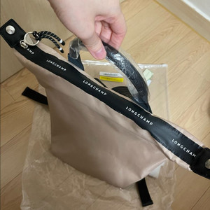 [새상품]롱샴 플리아쥬 에너지 백팩 베이지핑크