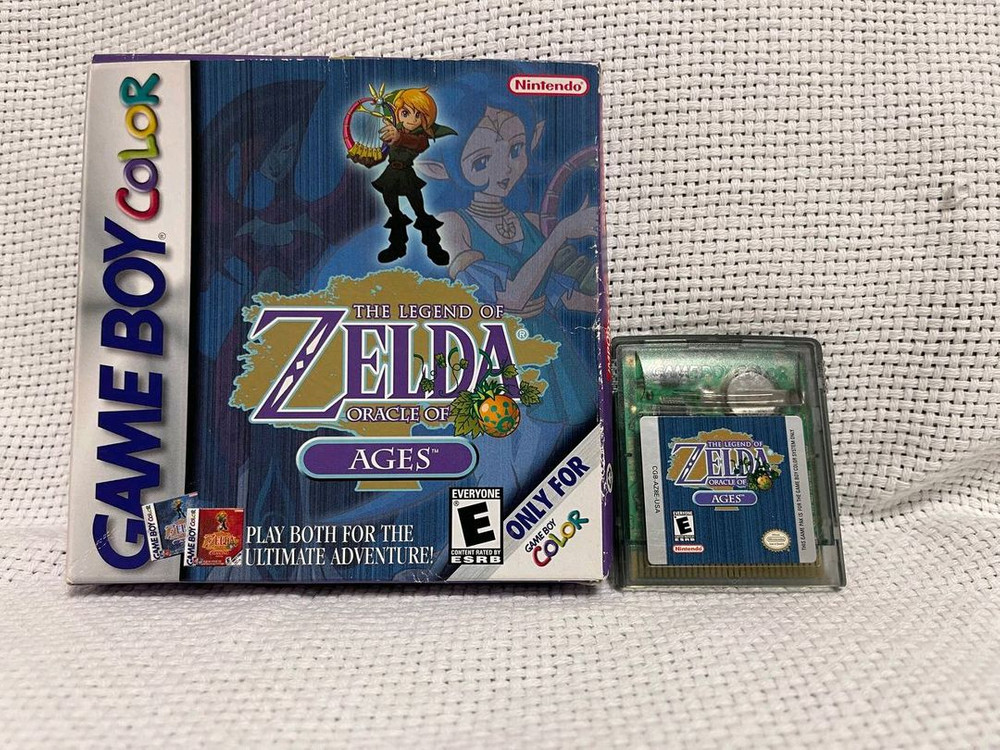젤다의 전설 Oracle of Ages 정품 북미판 박스세트--2