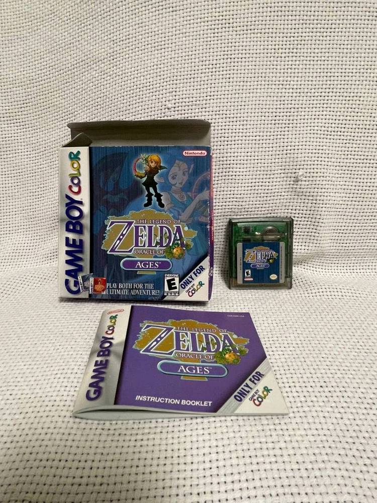 젤다의 전설 Oracle of Ages 정품 북미판 박스세트--1