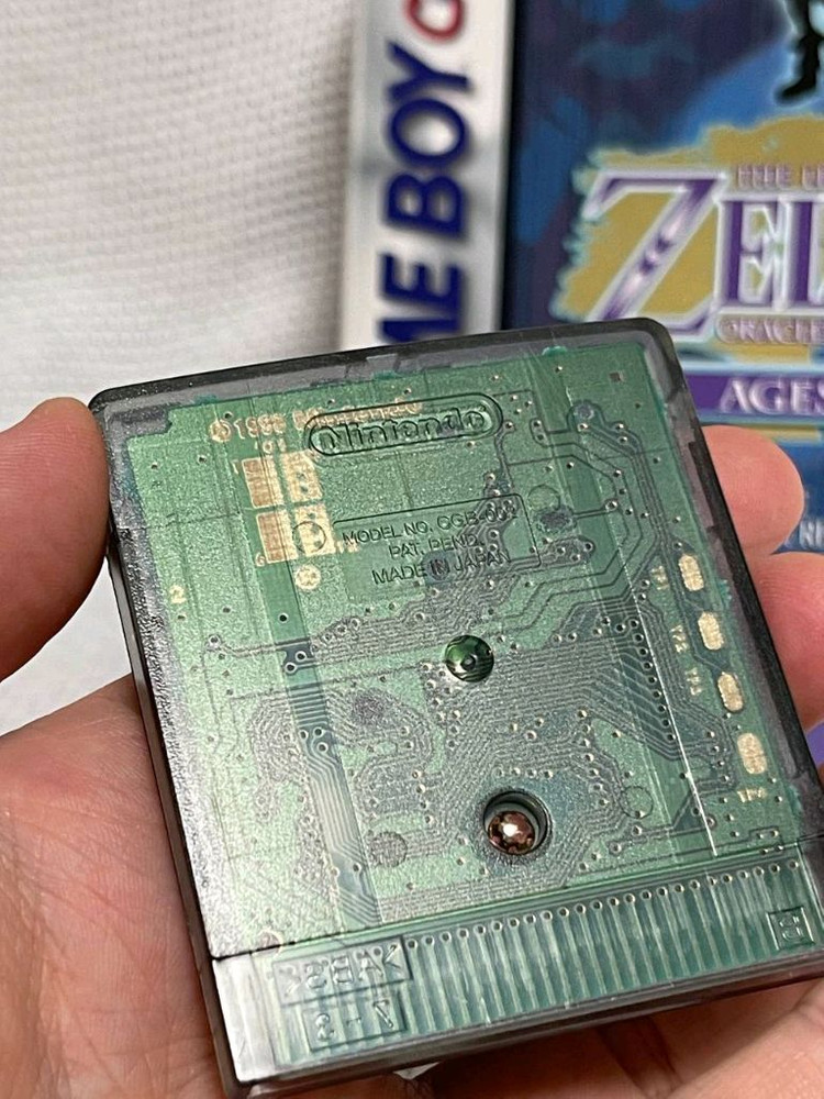 젤다의 전설 Oracle of Ages 정품 북미판 박스세트--8